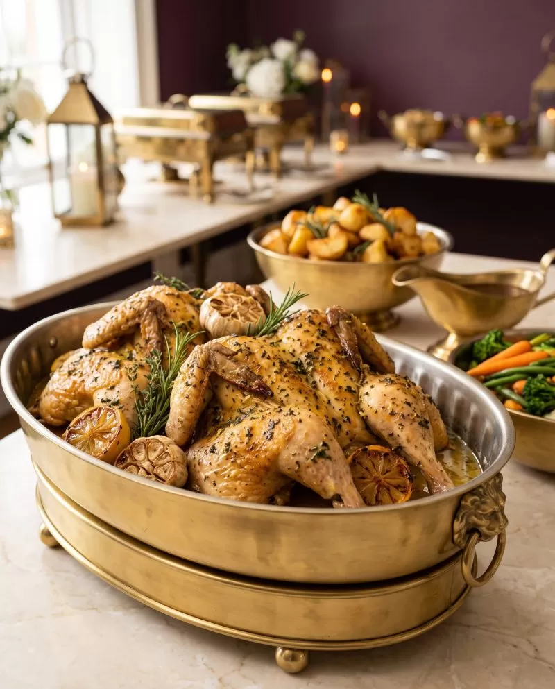 Herb-roasted chicken