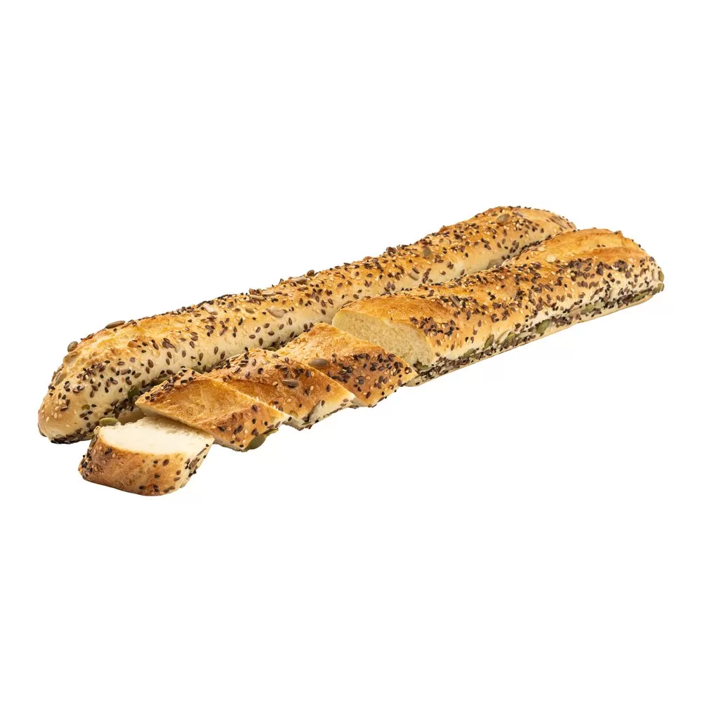 Baguette with Mixed Seeds, Plum Catering HoReCa